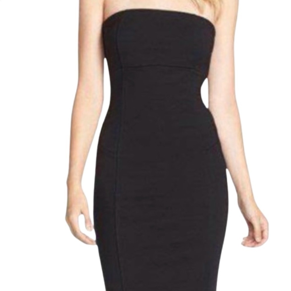 Felicity & Coco Strapless And Sexy Black Dress Size Small